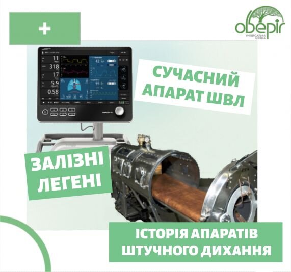 Історія апаратів штучного дихання