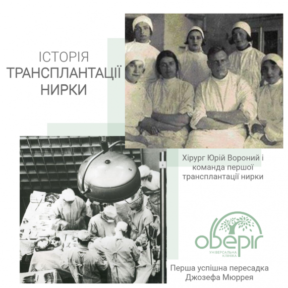 Історія трансплантації нирки